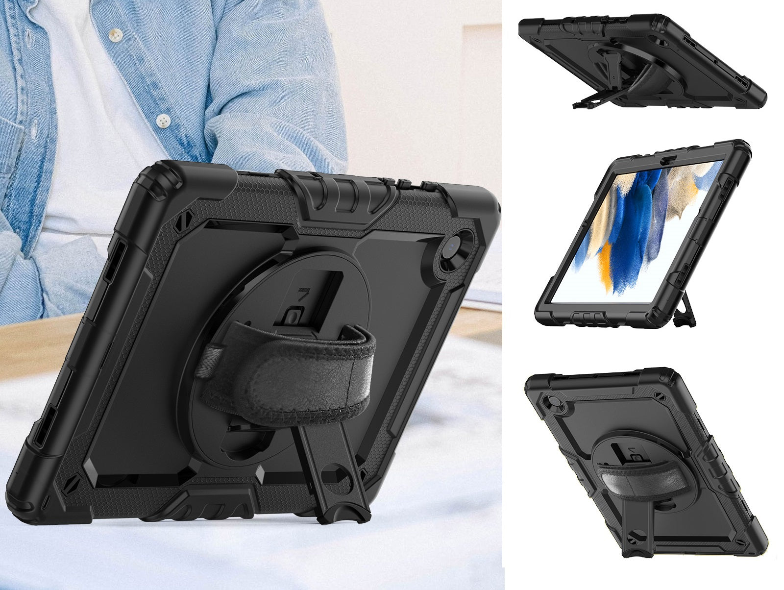Armored case for SAMSUNG GALAXY TAB A11+ PLUS 10.9" 2025 / A9+ PLUS 11 2023 Manufacturer code A9/A11 PLUS HIGHARMOR ARMOR CASE