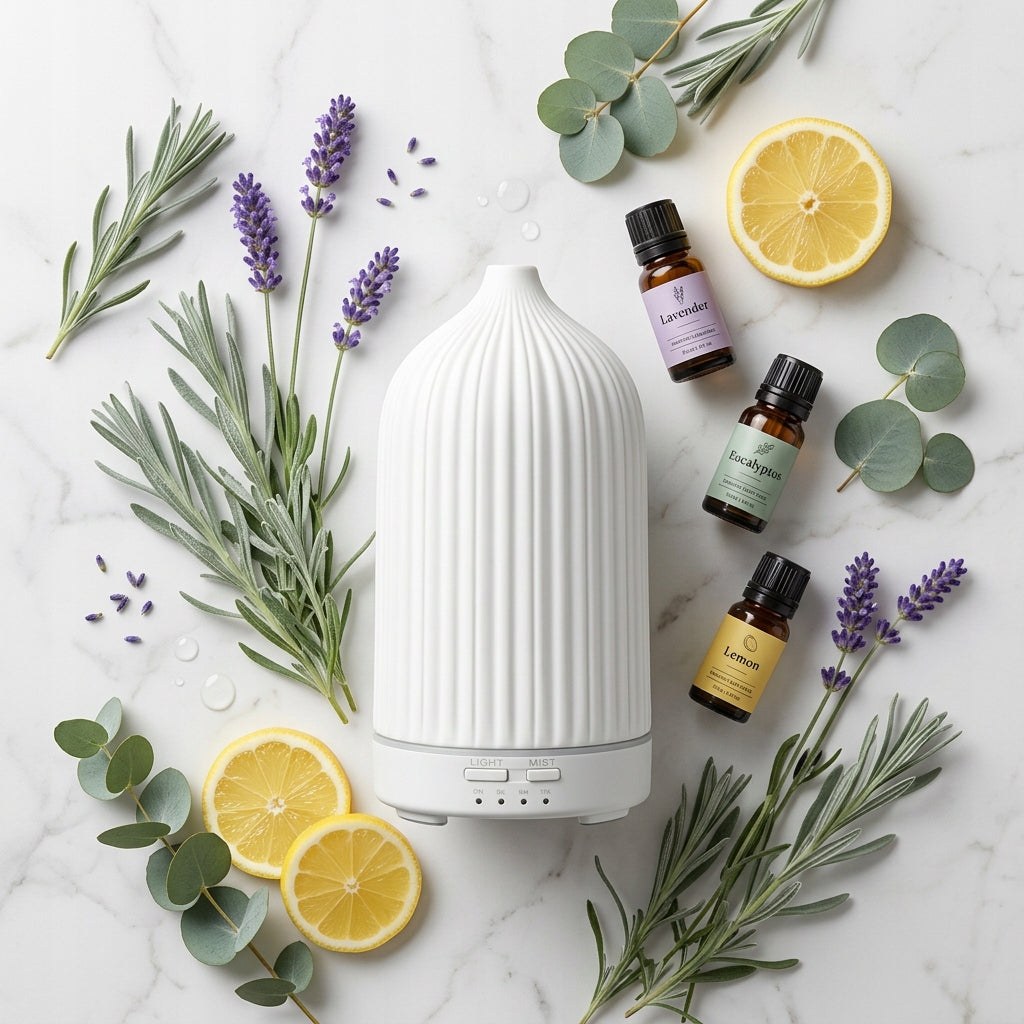 Aroma ceramic ultrasonic diffuser 160ml ceramic strips aromatherapy Medical device no