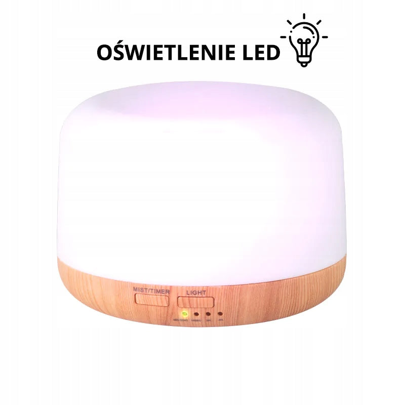 Aroma diffuser humidifier spa 01 light wood 300 ml + timer Brand Activeshop