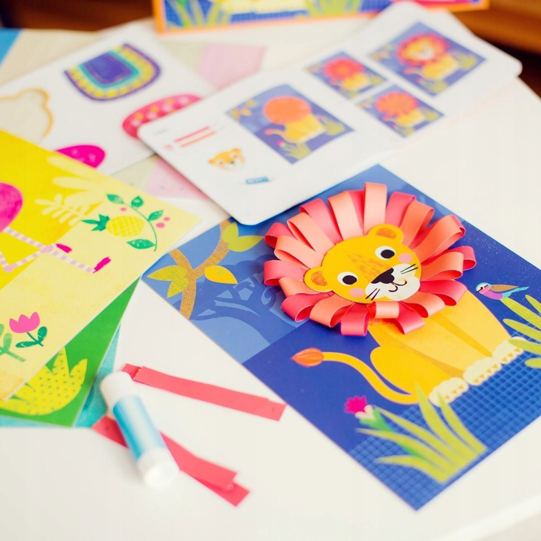Art set collages Djeco Small loops AGE 3-6 YEARS Brand Djeco