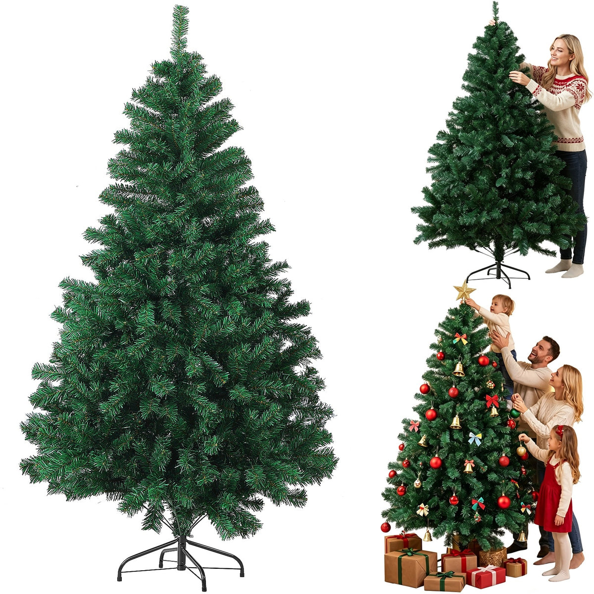 Artificial Christmas Tree 1,8M Caucasian Spruce 180cm 650 Tips VERY DENSE