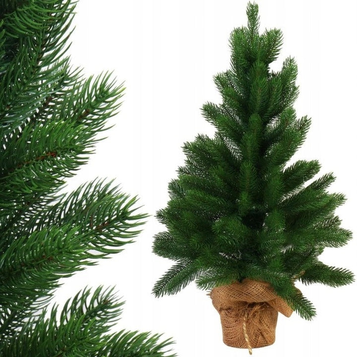 Artificial Christmas Tree GOLIAT Filip with Base 50 cm GREEN Production in Poland
