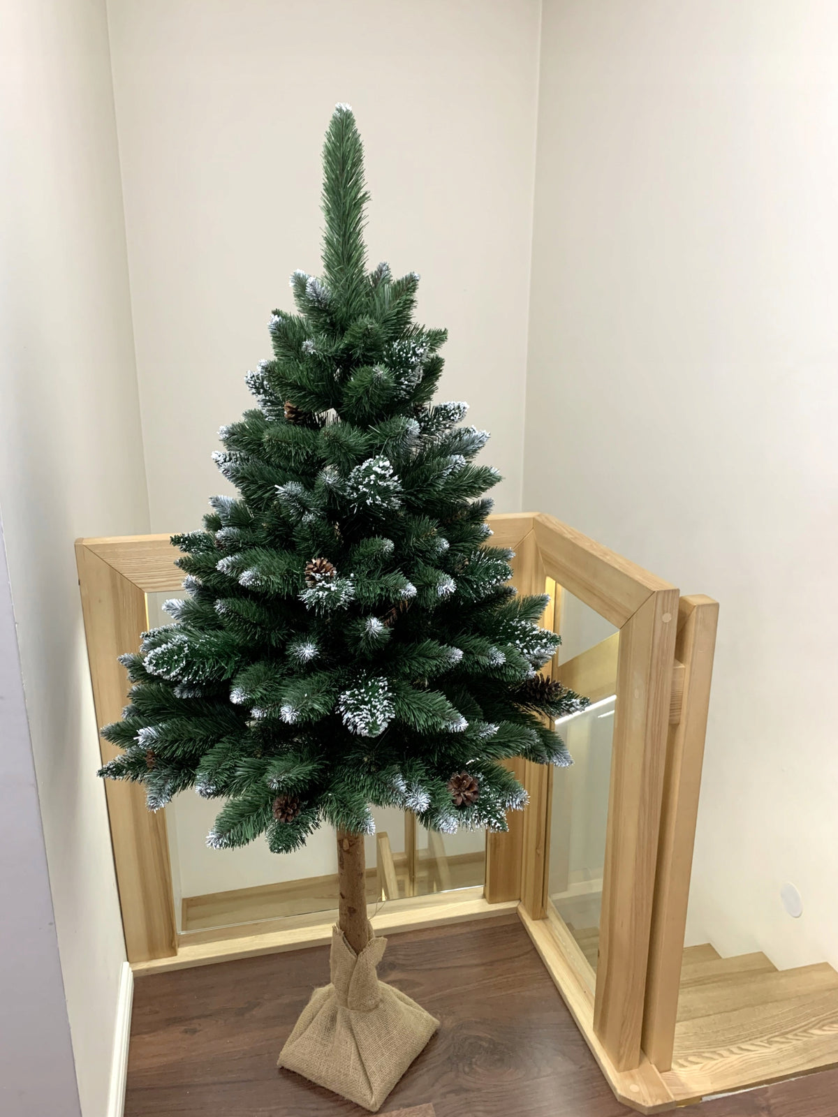Artificial Christmas Tree On The Trunk Diamond Montana 180cm Brand Lupico