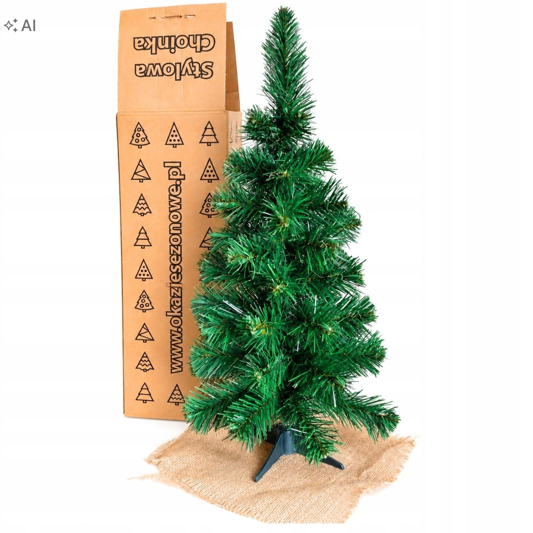 Artificial Christmas Tree Small 65 cm Green For Desk Dense Christmas Tree Manufacturer code Choinka Sztuczna