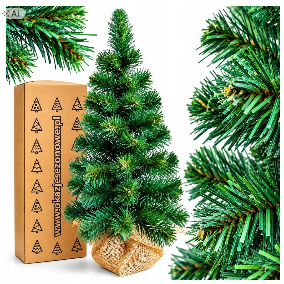 Artificial Christmas Tree Small 65 cm Green For Desk Dense Christmas Tree