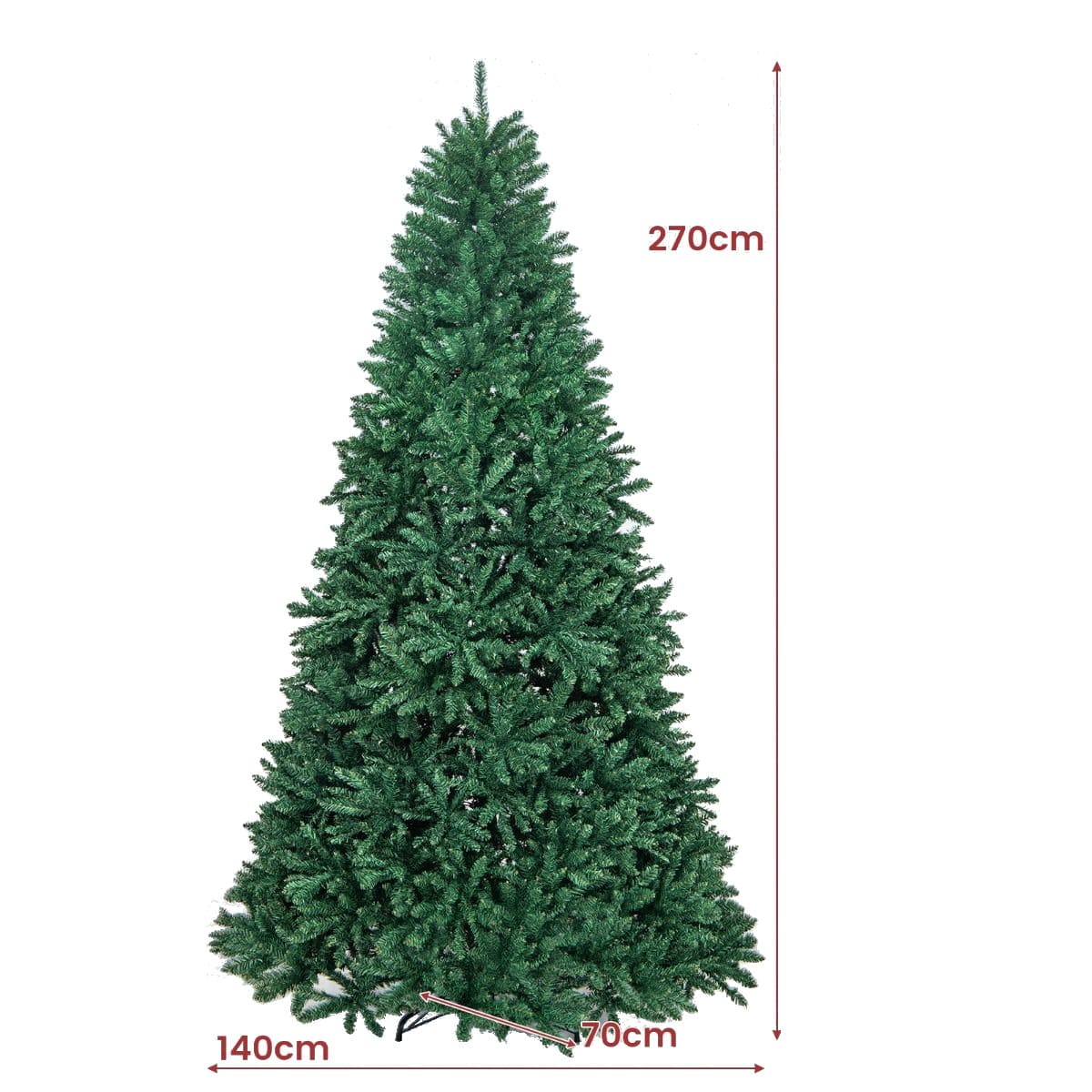 Artificial Christmas tree Costway Higher than 250 cm Brand Costway