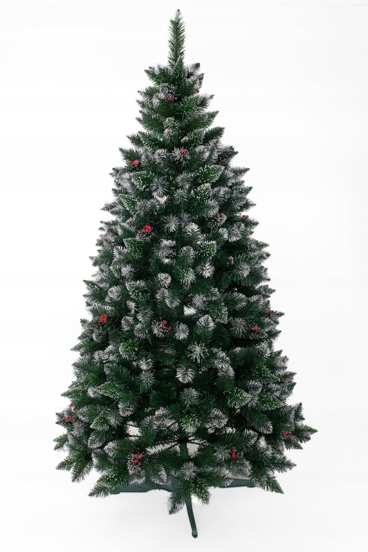 Artificial Christmas tree "Crystal" with white tips and artificial callin 2.0 m Manufacturer code krystal200