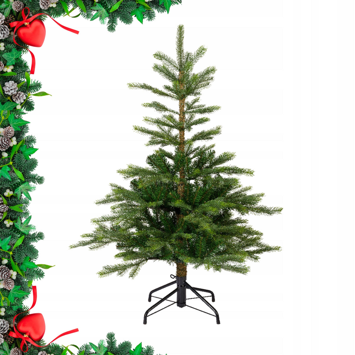 Artificial Christmas tree Fir giant 120cm green PE/PVC like alive Manufacturer code Sztuczne choinki grandis kaemingk