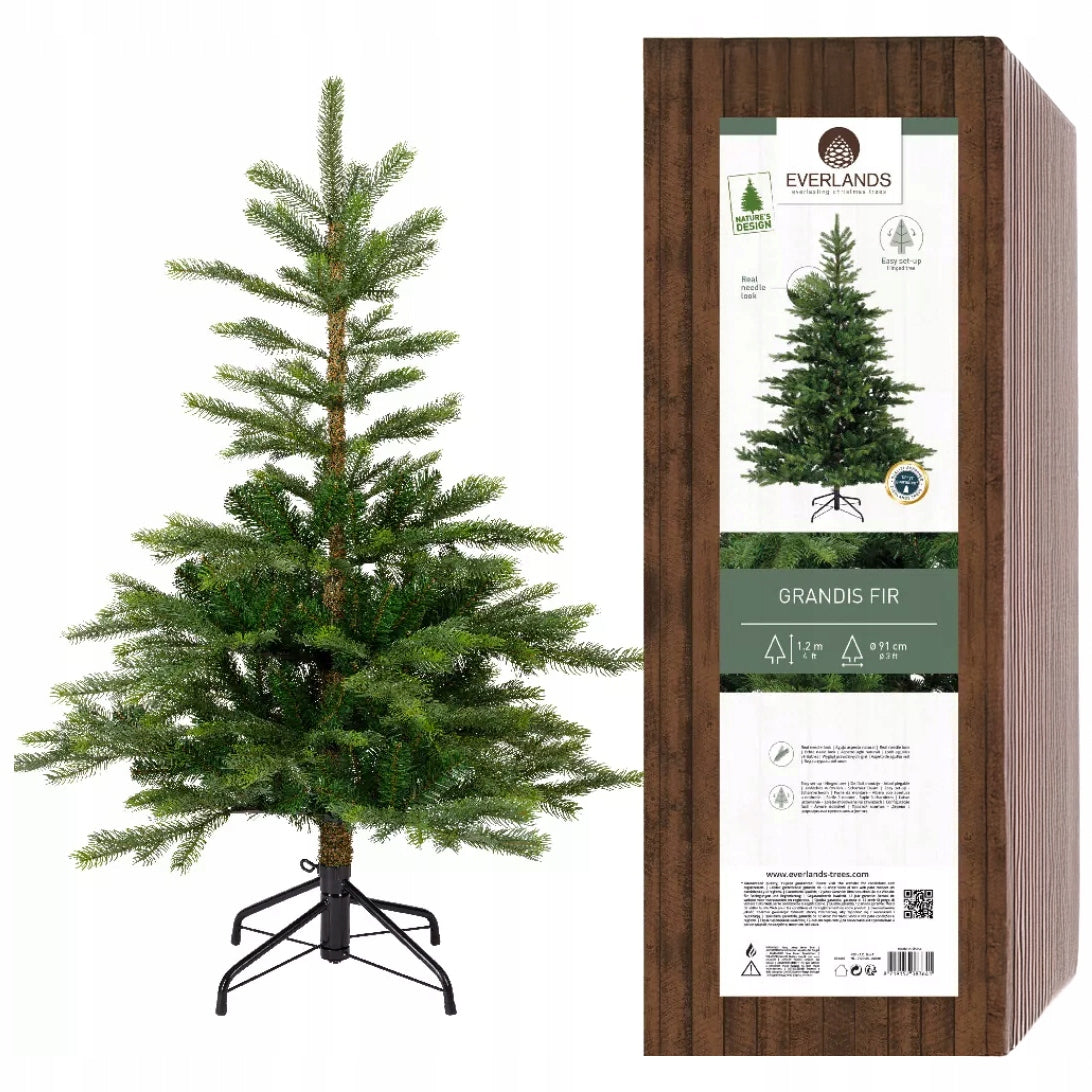 Artificial Christmas tree Fir giant 120cm green PE/PVC like alive