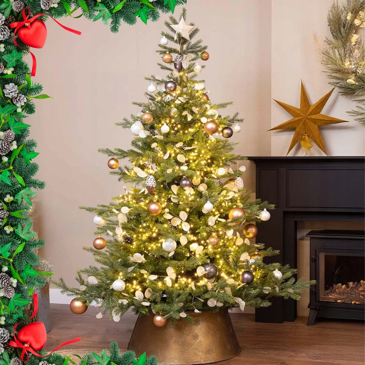 Artificial Christmas tree Fir giant 210 cm green PE/PVC as alive Manufacturer code Sztuczne choinki grandis kaemingk