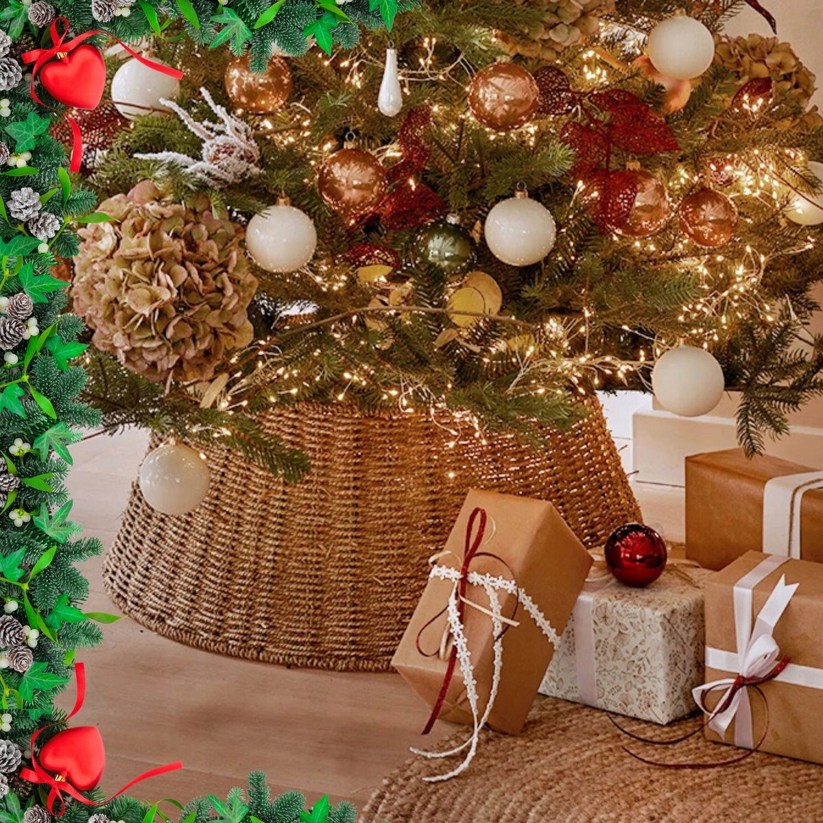 Artificial Christmas tree Fir giant 210 cm green PE/PVC as alive Packaging status original