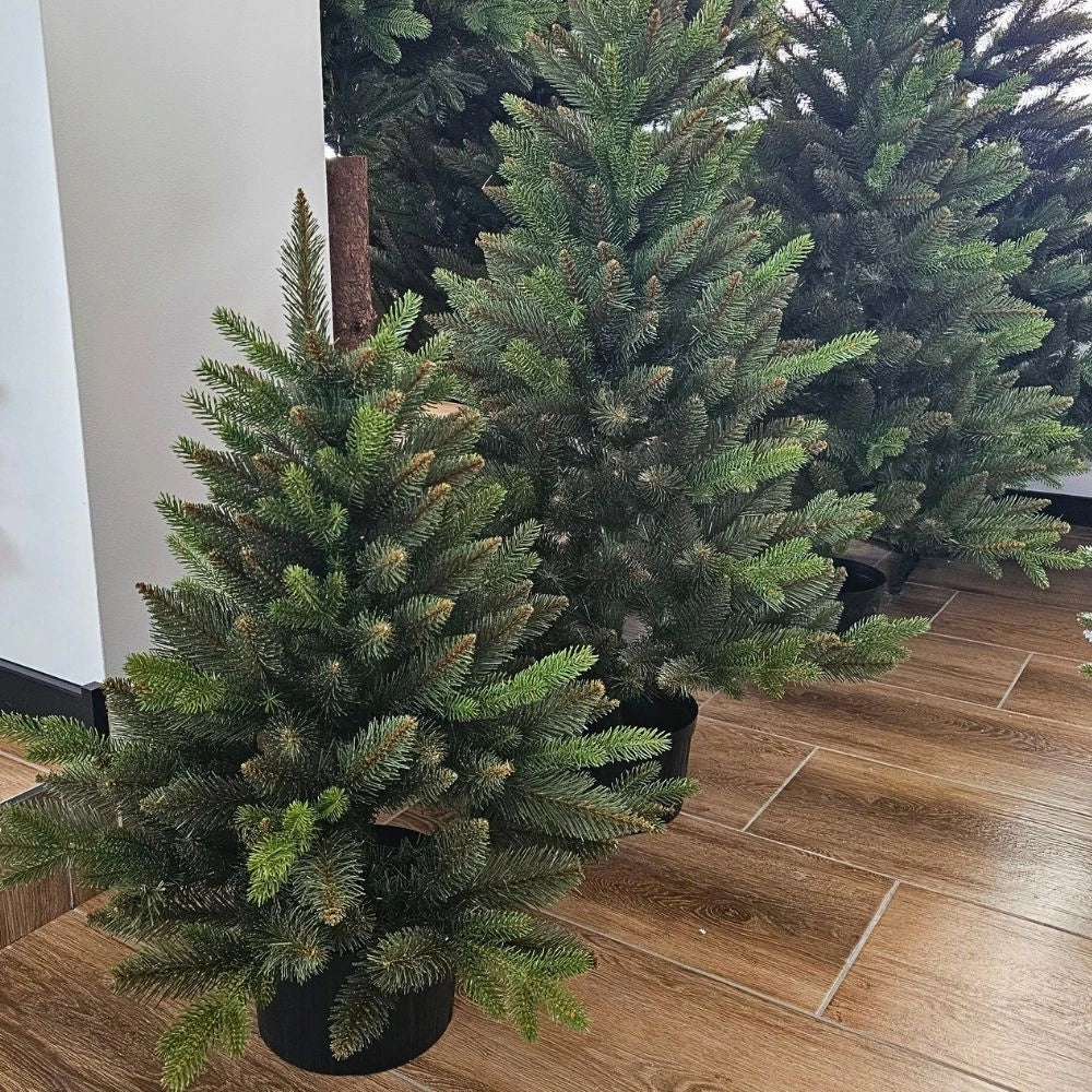 Artificial Christmas tree as alive in a pot Alpine Spruce 80 cm durable Manufacturer code 5906708411542