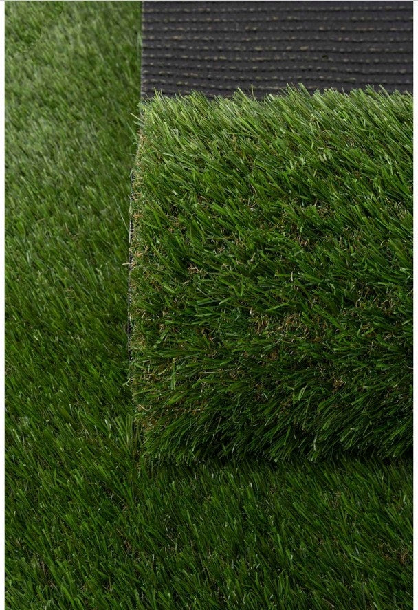 Artificial Grass BOA Green Thick H.57cm Lawn All Year Wide 4m Width 4 m