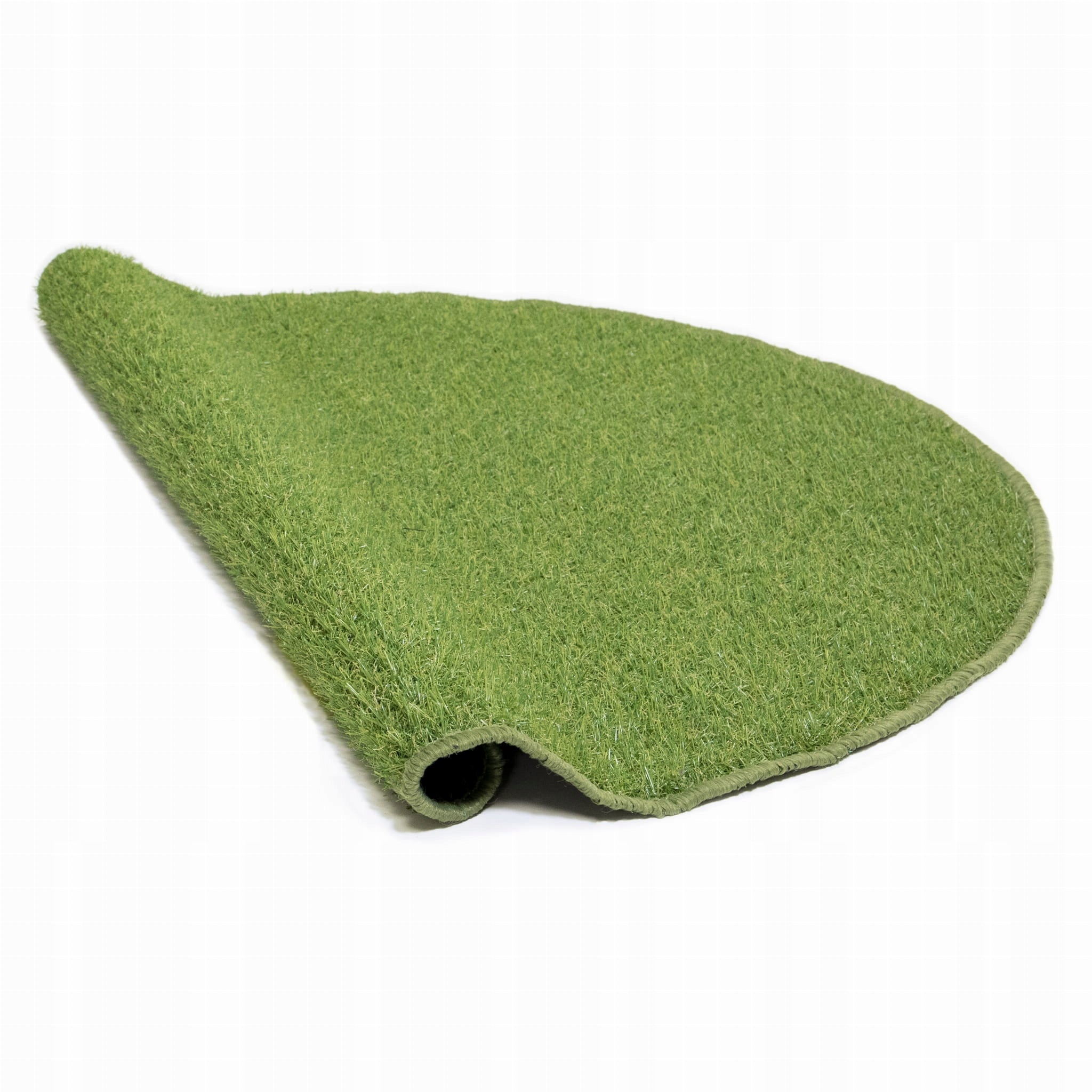 Artificial Grass Doormat Intens Verde Circle 110 Color green