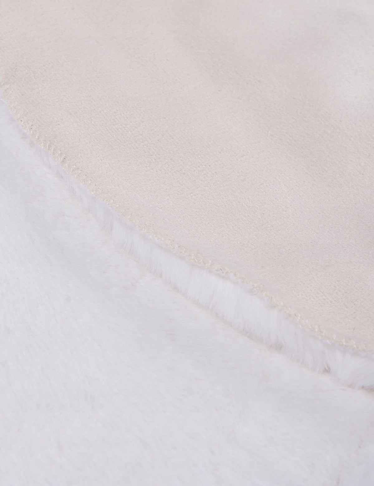 Artificial Leather Rabbit 090*120cm white Packaging status original