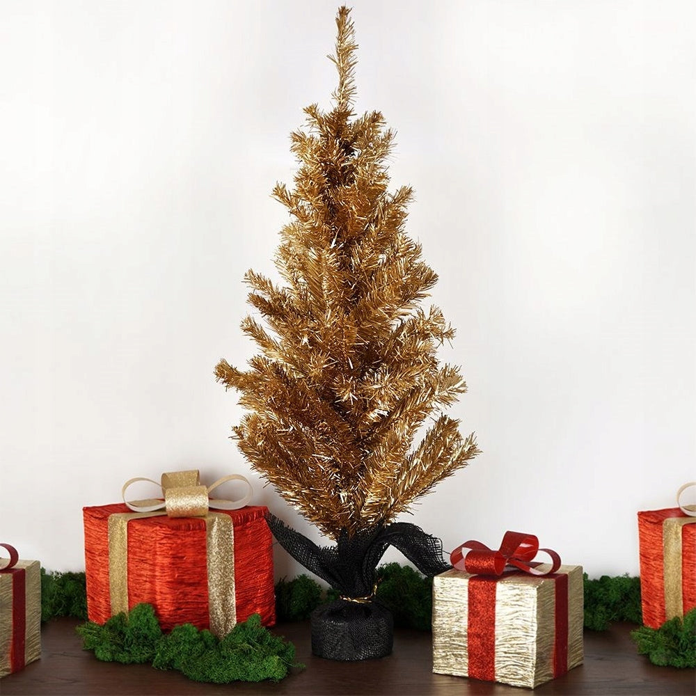 Artificial gold Christmas tree 90 cm Brand Hagsen