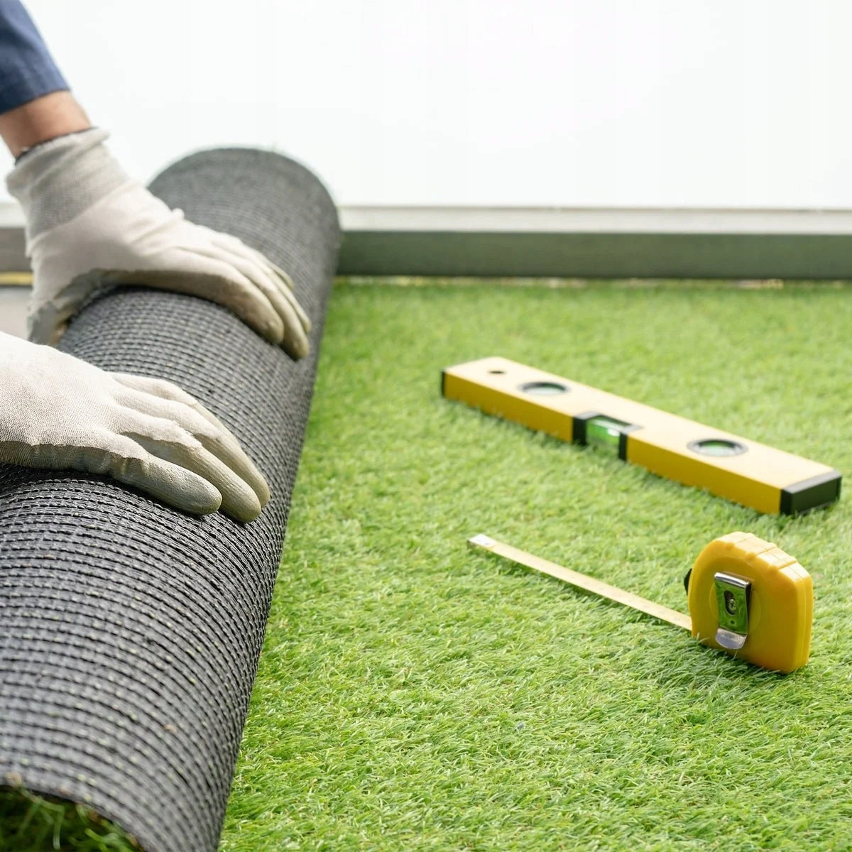 Artificial grass IRELAND 2m x 1m wide grass 7mm per meter 336439 Brand sanico