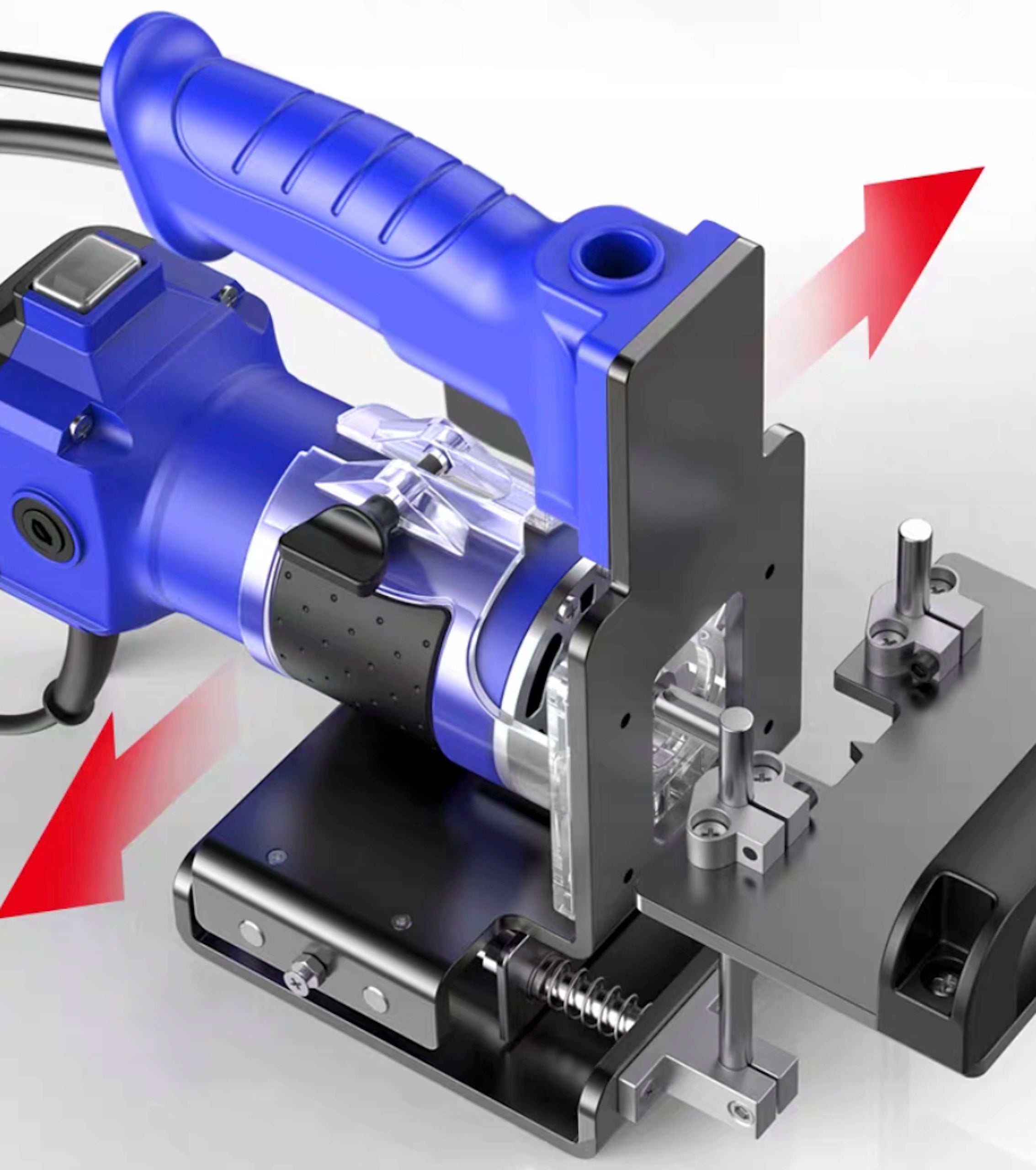 Attachment for connection outlet grooves leading high-spindle milling machine Brand Trend