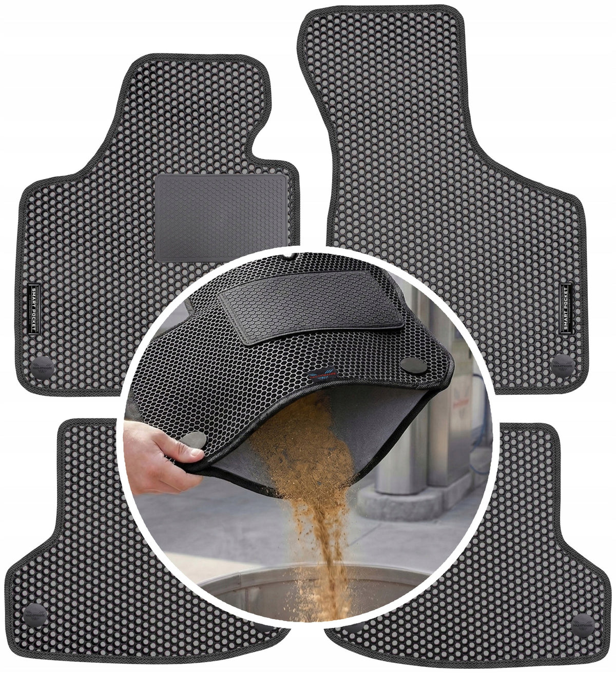 Audi A3 8P 2003-2012 EVA SMART POCKET Rugs