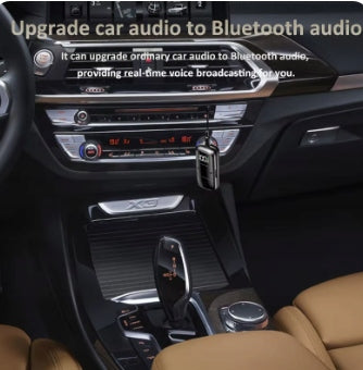 Audio AUX Modulator Car LED Display Bluetooth 5.3 Packaging status original