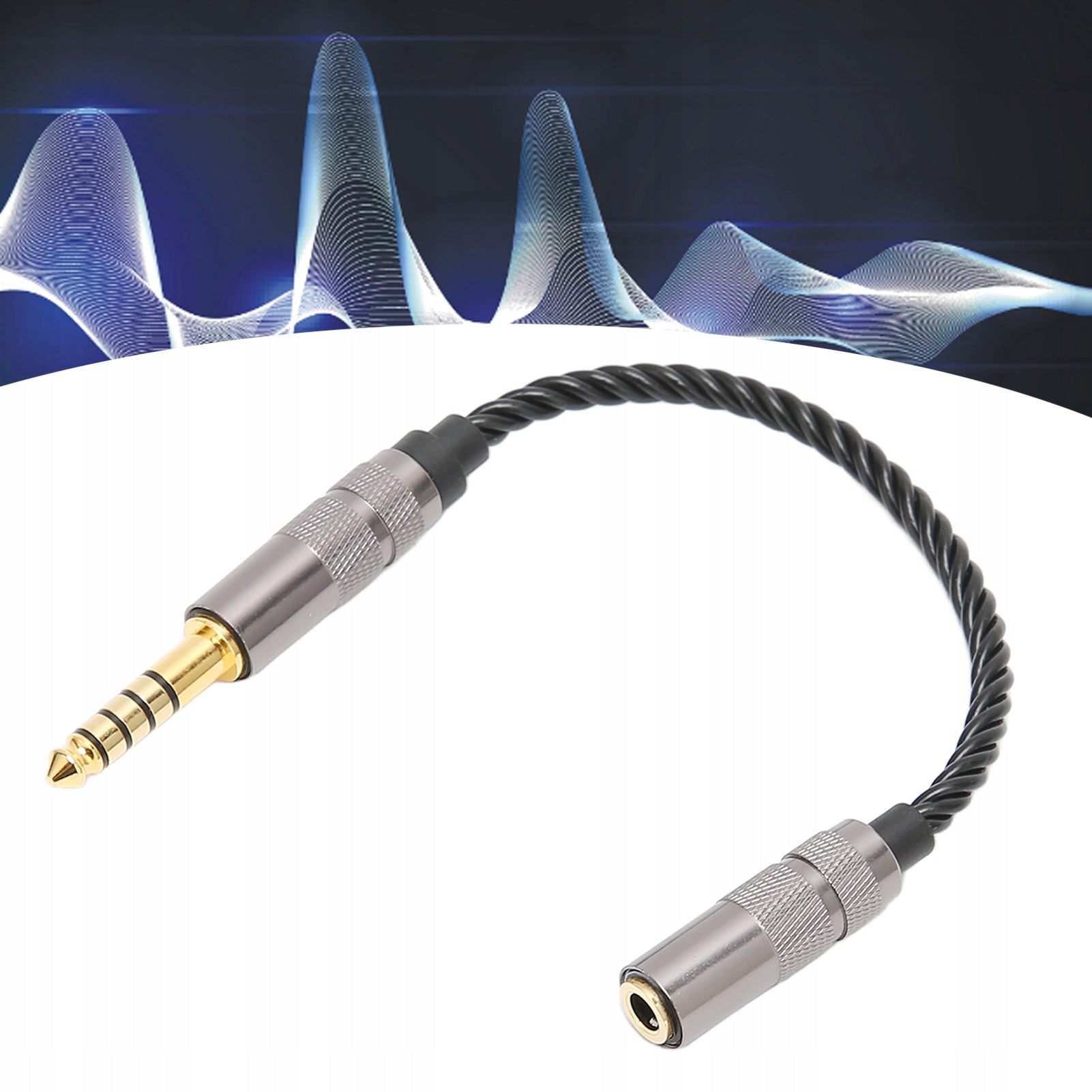 Audio Adapter Headphone Adapter 4.4mm Male to Jack 3.5mm Female Packaging status original