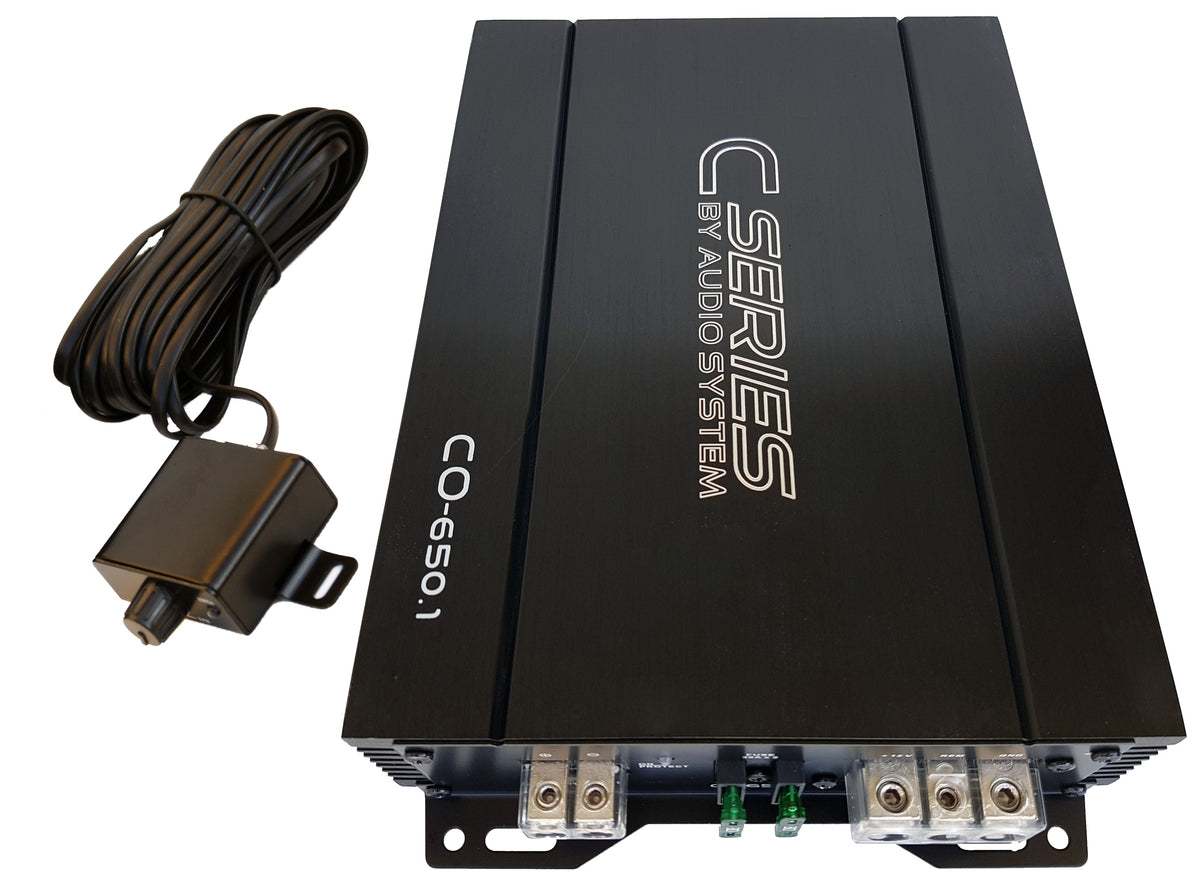 Audio System CO-650.1D 1300W/650W RMS Subwoofer Amplifier Hi-in Converter Packaging status original