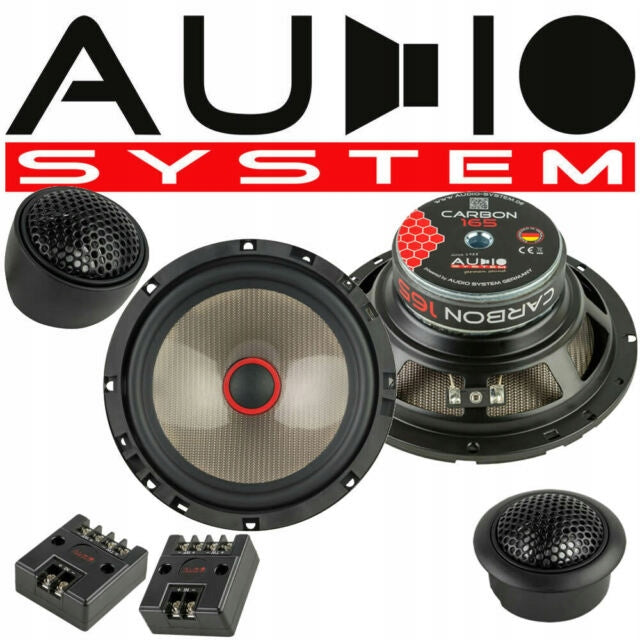 Audio System Carbon 165 System Car Speakers 16,5cm 165mm crossovers Manufacturer code 6016-188DE