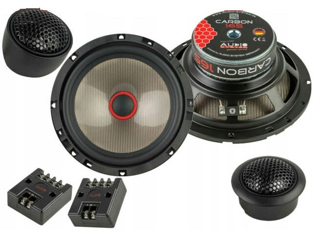 Audio System Carbon 165 System Car Speakers 16,5cm 165mm crossovers