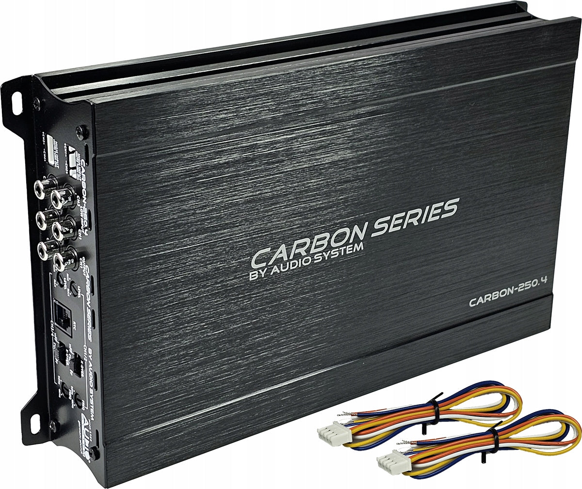 Audio System Carbon 250.4 4-Channel Amplifier 4x110W RMS, 2x220W RMS Bridged, High-Level Input