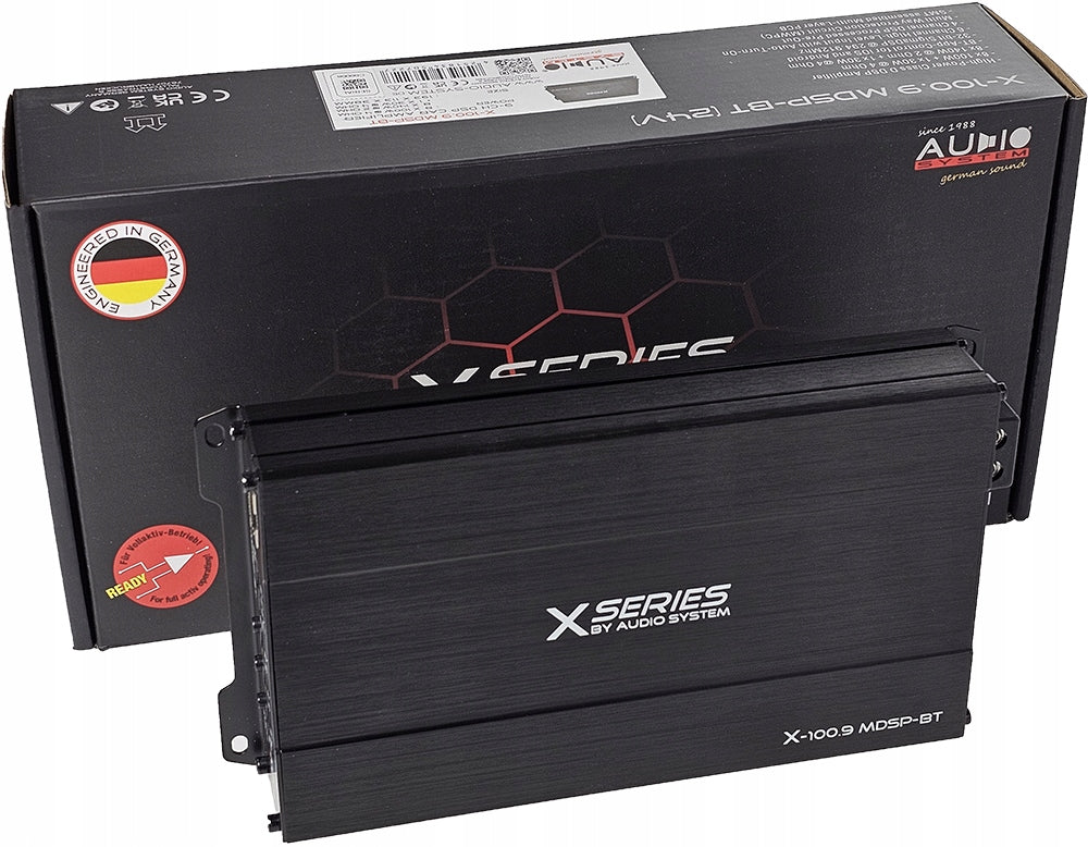 Audio System X-100.9M DSP-BT 13ch DSP 9 Channel Amplifier 8x140W+30W RMS Manufacturer code X-100.9MDSP-BT