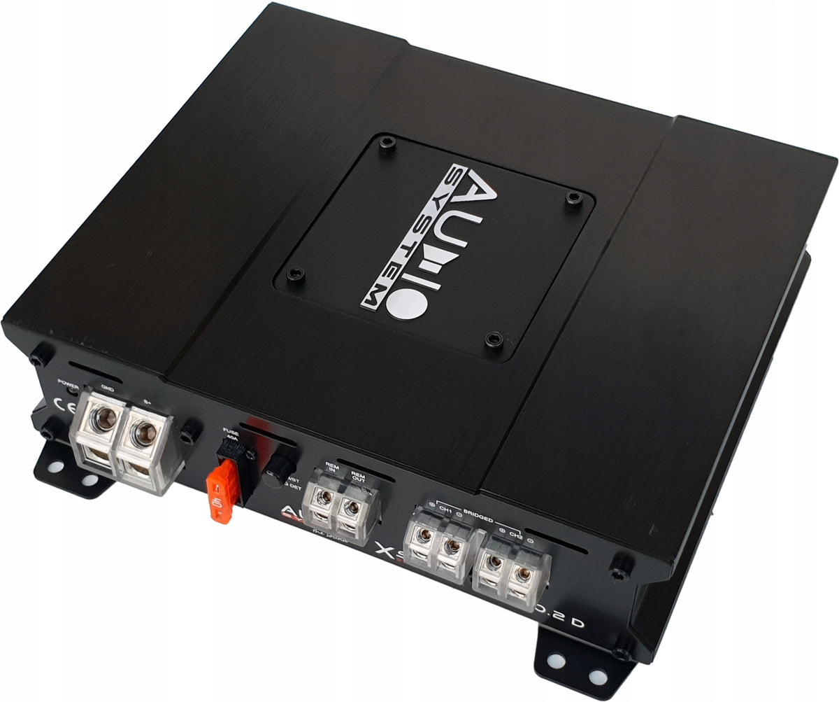 Audio System X-150.2D Amplifier 2-Channel SQ High Quality 2x250W 1x500W RMS