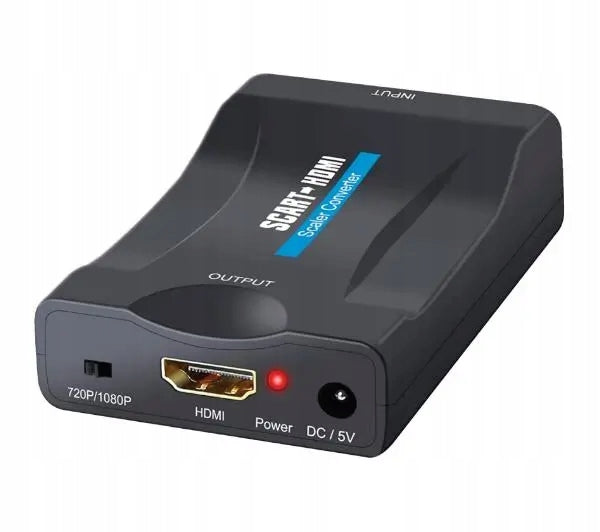 Audio video adapter for TV SCART to HDMI converter