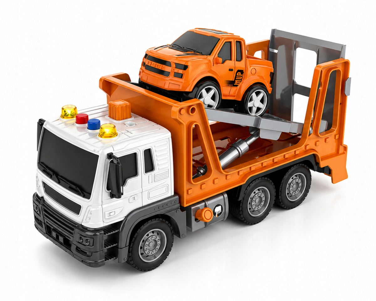 Auto Car Tow Truck Roadside Aid Tugboat Sound Light Toy Poja Manufacturer code 155547