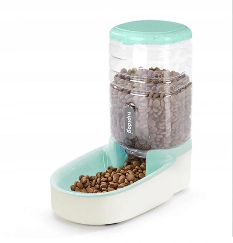Automatic Cat Dog Food Feeder GREEN