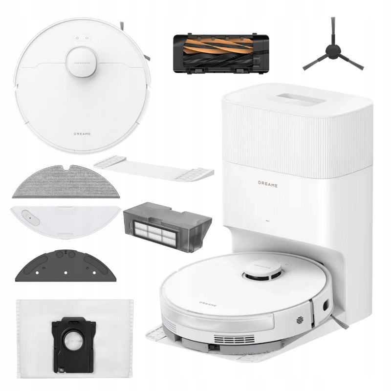 Automatic Cleaning Robot Dreame D20 Plus White Mopping 13000 Pa
