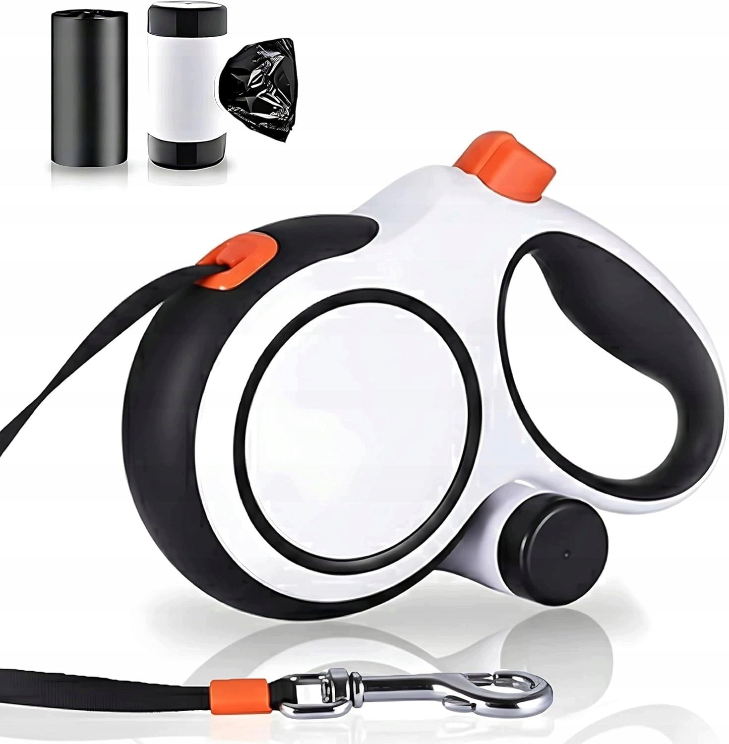 Automatic Lanyard 8m For Dog Up to 50kg Retractable Strong + Bag Container Packaging status original