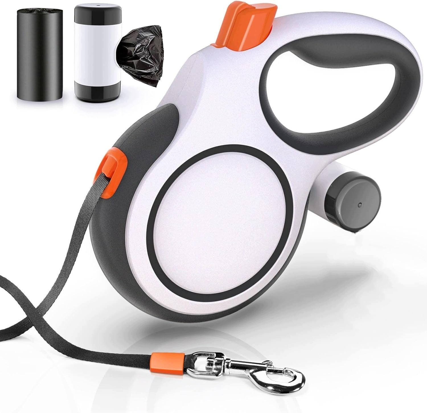 Automatic Lanyard 8m For Dog Up to 50kg Retractable Strong + Bag Container