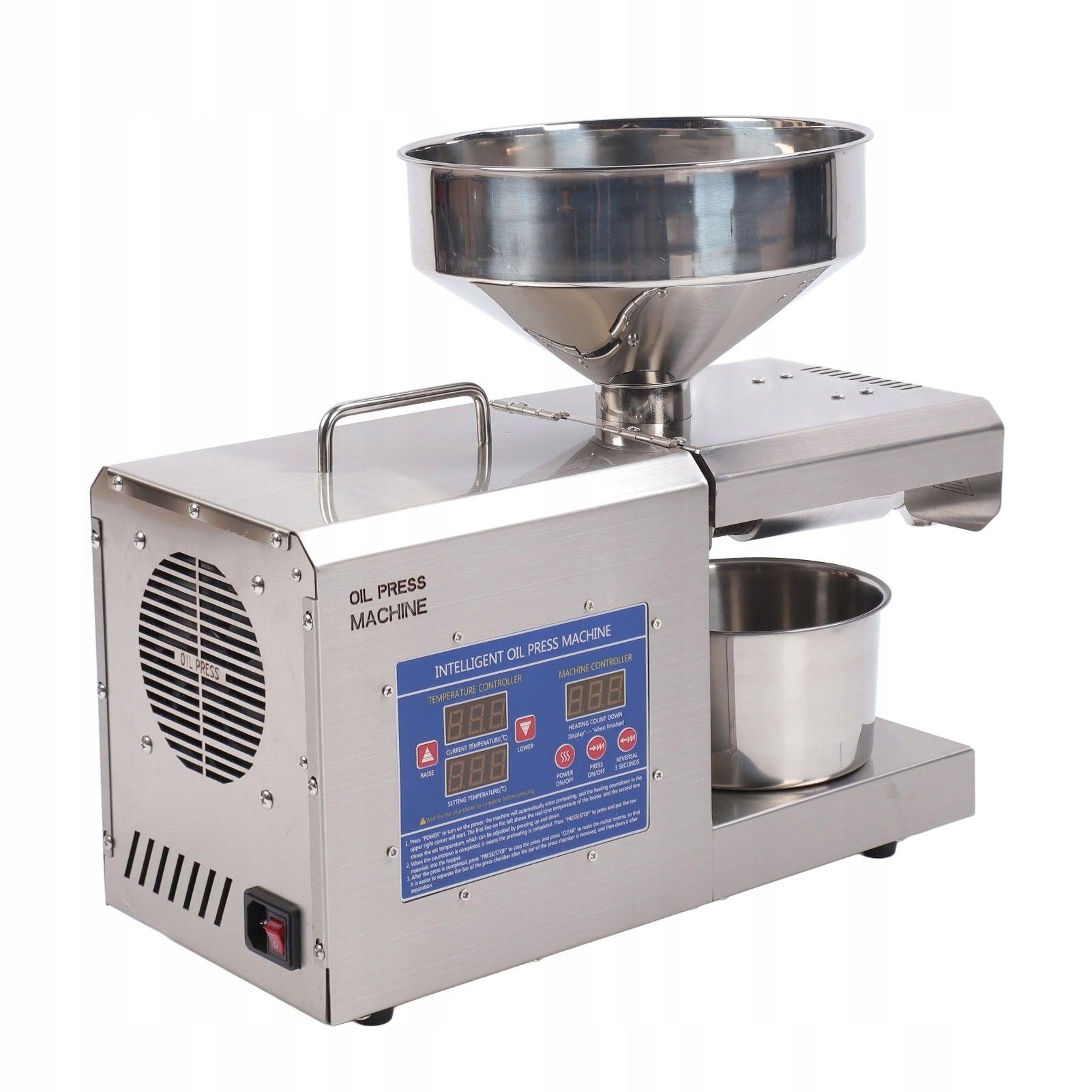 Automatic Oil Pressing Machine, Smoke Eliminating Automatic Extr