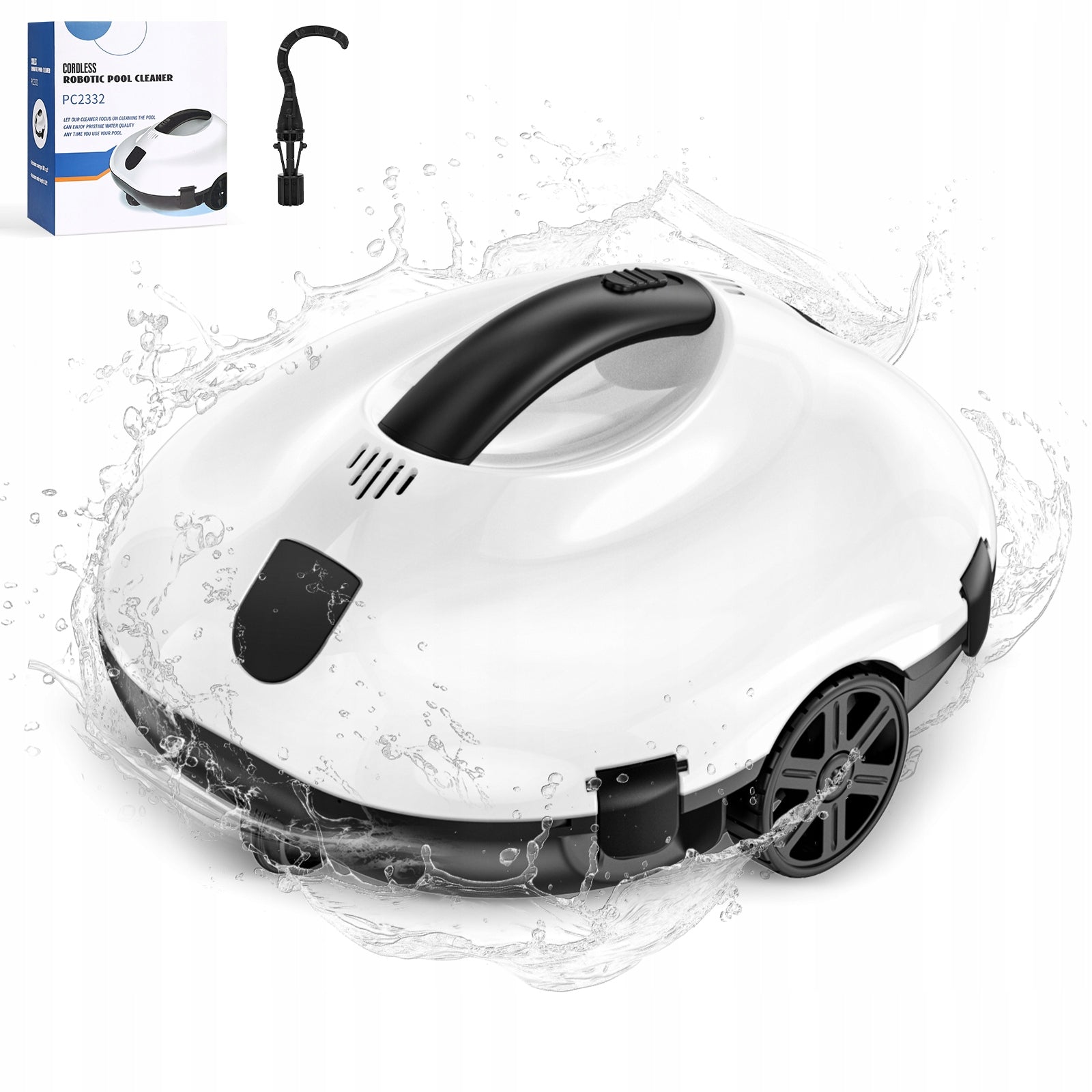 Automatic Pool Cleaning Robot Vacuum Cleaner 130 min Swimming Pools