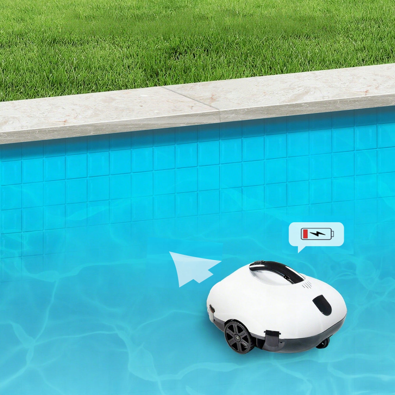 Automatic Pool Cleaning Robot Vacuum Cleaner Blossom PC2332 130 min Manufacturer Blossom