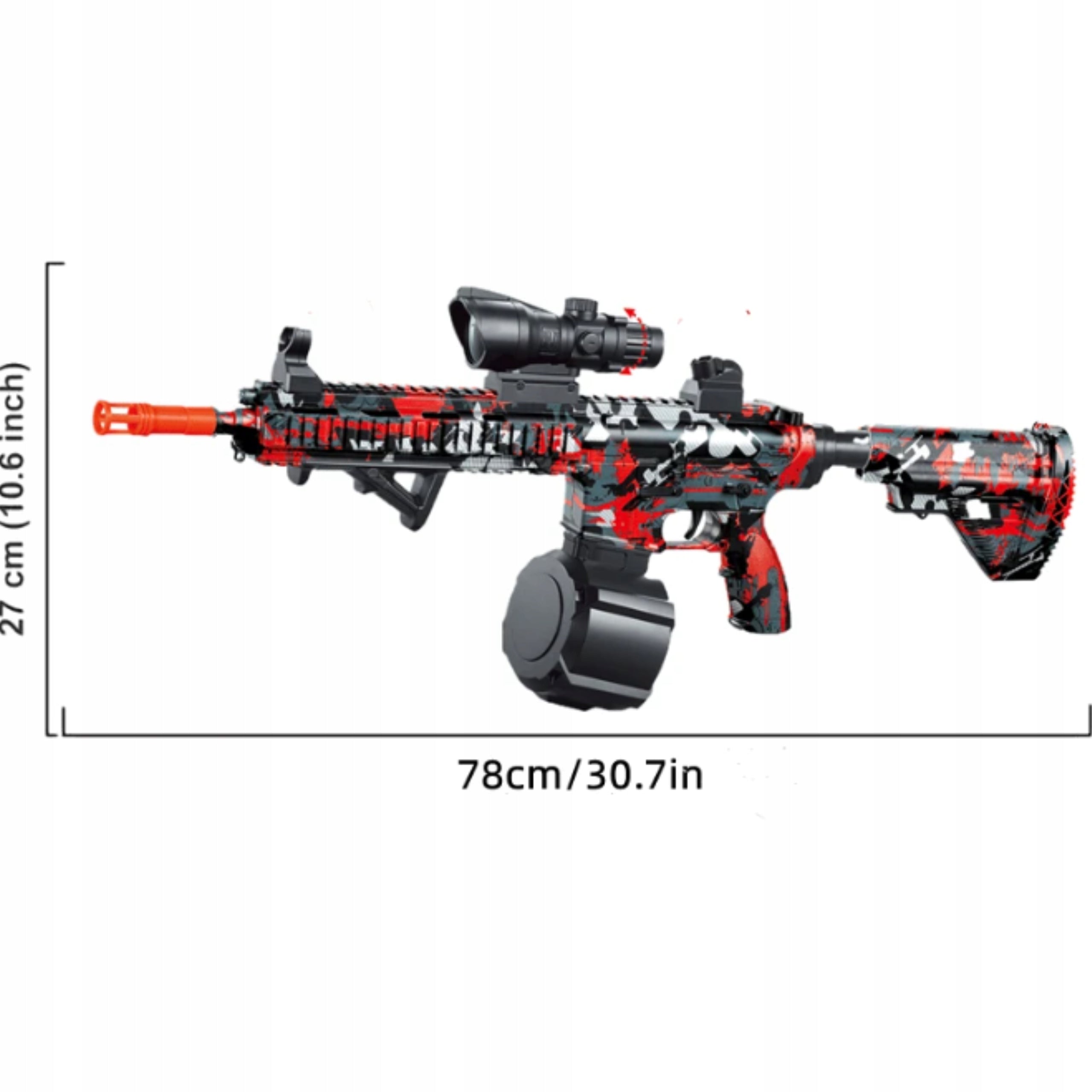 Automatic Rifle for Gel Balls Two Modes Gun Set Rechargeable Kind rifles