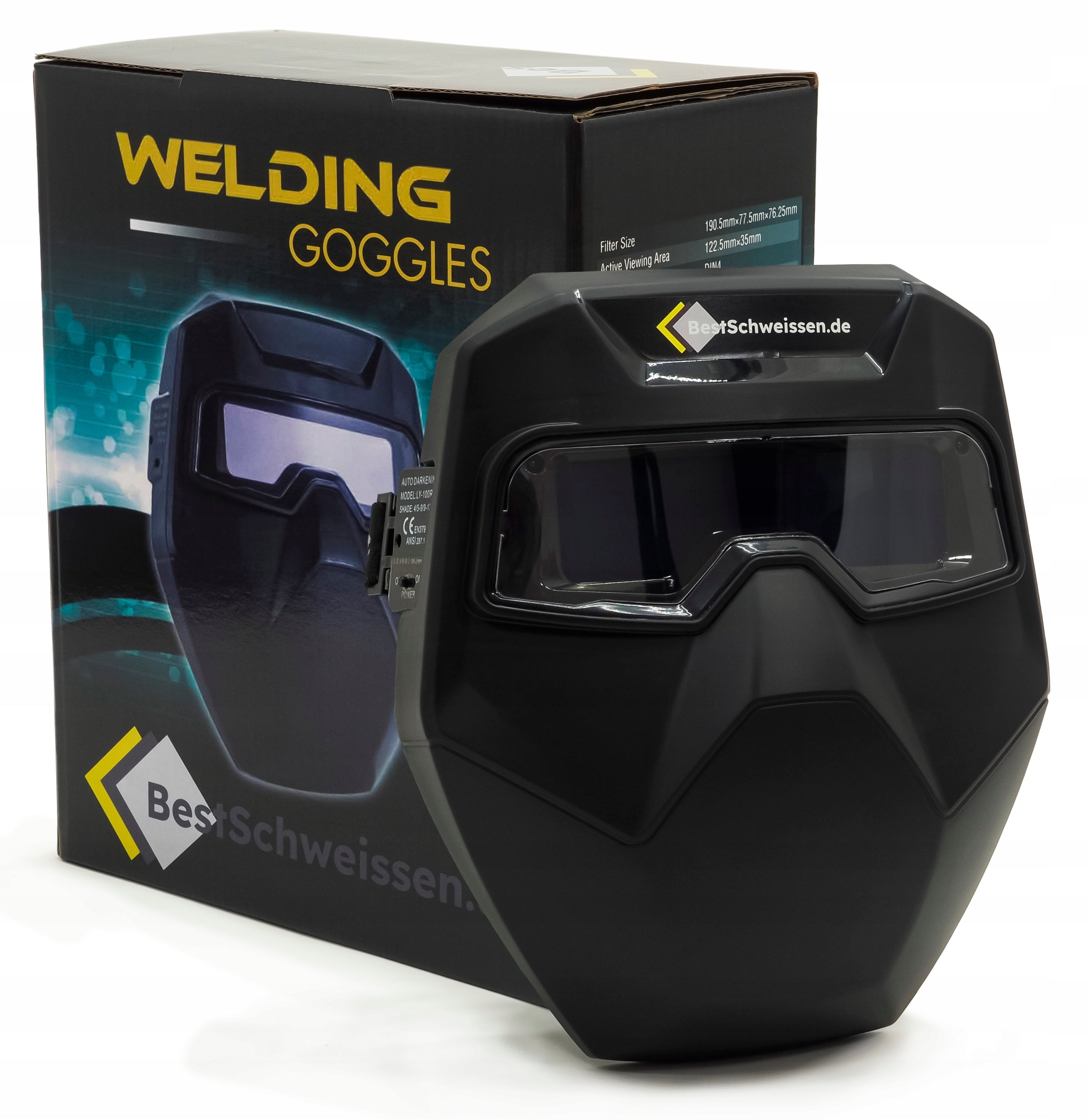 Automatic Welding Goggles with Cover BestSchweissen R100 Mask Glasses