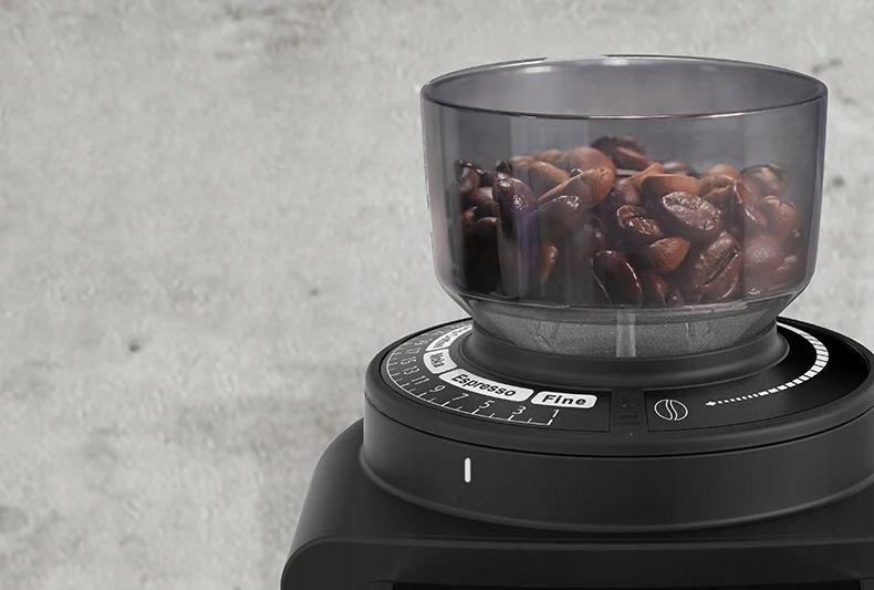 Automatic coffee grinder HiBREW G3A visible bean container Brand HiBREW