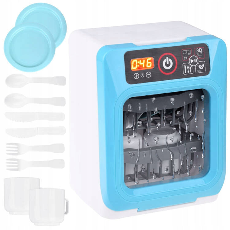 Automatic dishwasher Jokomisiada with dishes plastic multicolor 3+