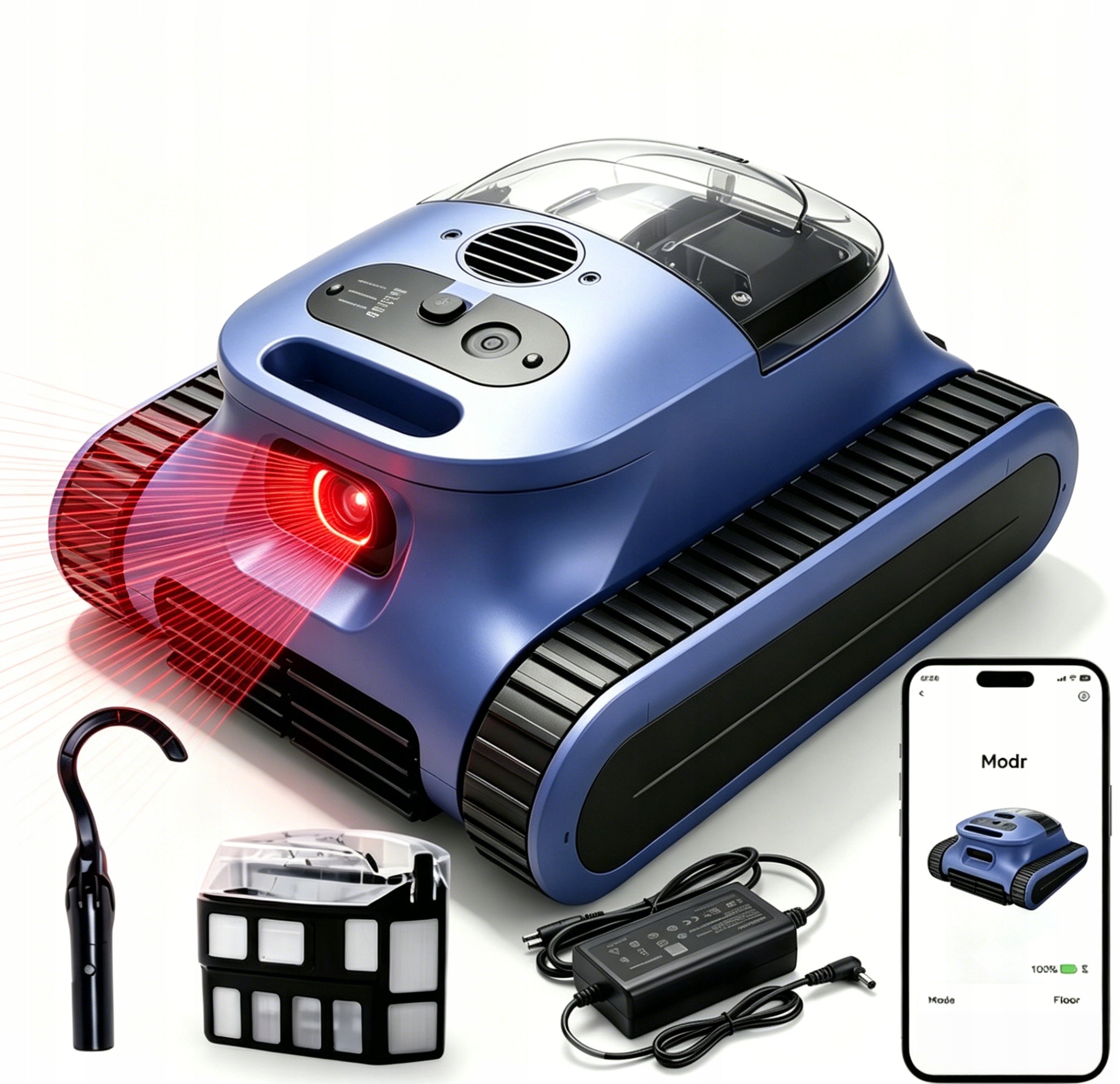 Automatic pool vacuum cleaner APP 200m² SAT30 PRO