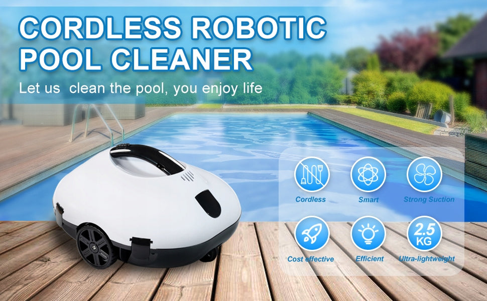 Automatic vacuum cleaner pool cleaning robot Blossom PC2332 130min Batteries included yes
