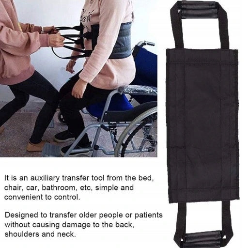 Auxiliary belt with sponge and handles for carrying patients/older people Medical device no