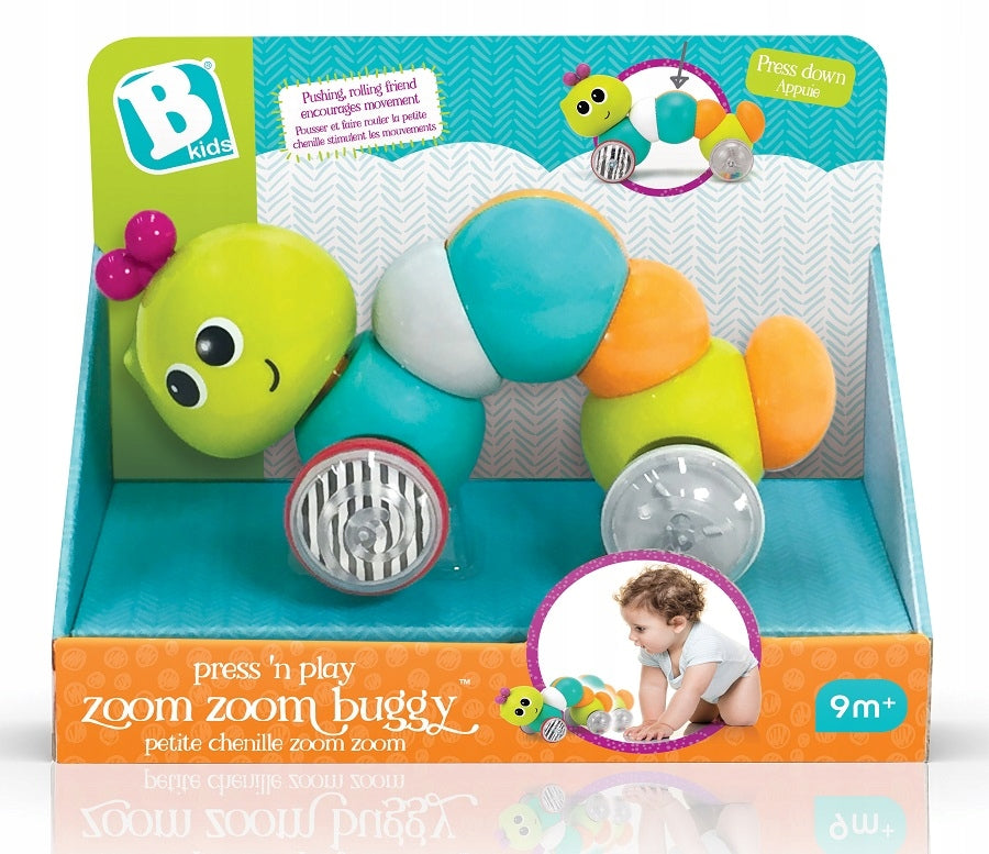 B-KIDS Caterpillar on wheels with beads 4377N Color multicolor