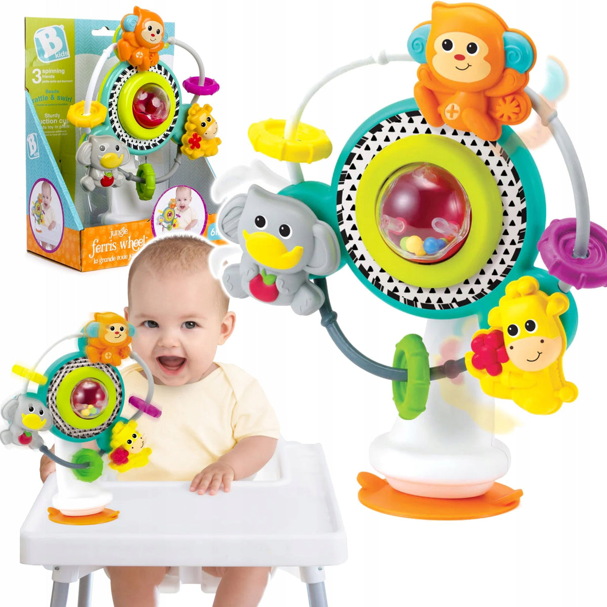 B-Kids ACTIVE MILL Carousel with Suction Cup FOR TRAY