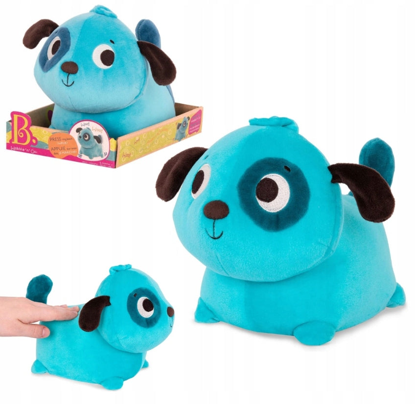 B.Toys KITTEN INTERACTIVE WANDERING Dog Hugging Plush Toy, Sound